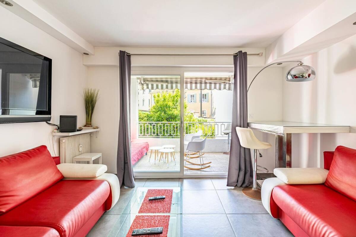 Superbe 3P 2Chambres, 2Terrasses Cannes Centre-Ville, 4 Min A Pied De La Croisette Sas-Meredith Loc Exteriér fotografie